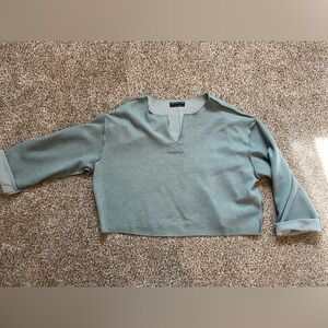Urban outfitters Blue Sweater with V-Neck Detail